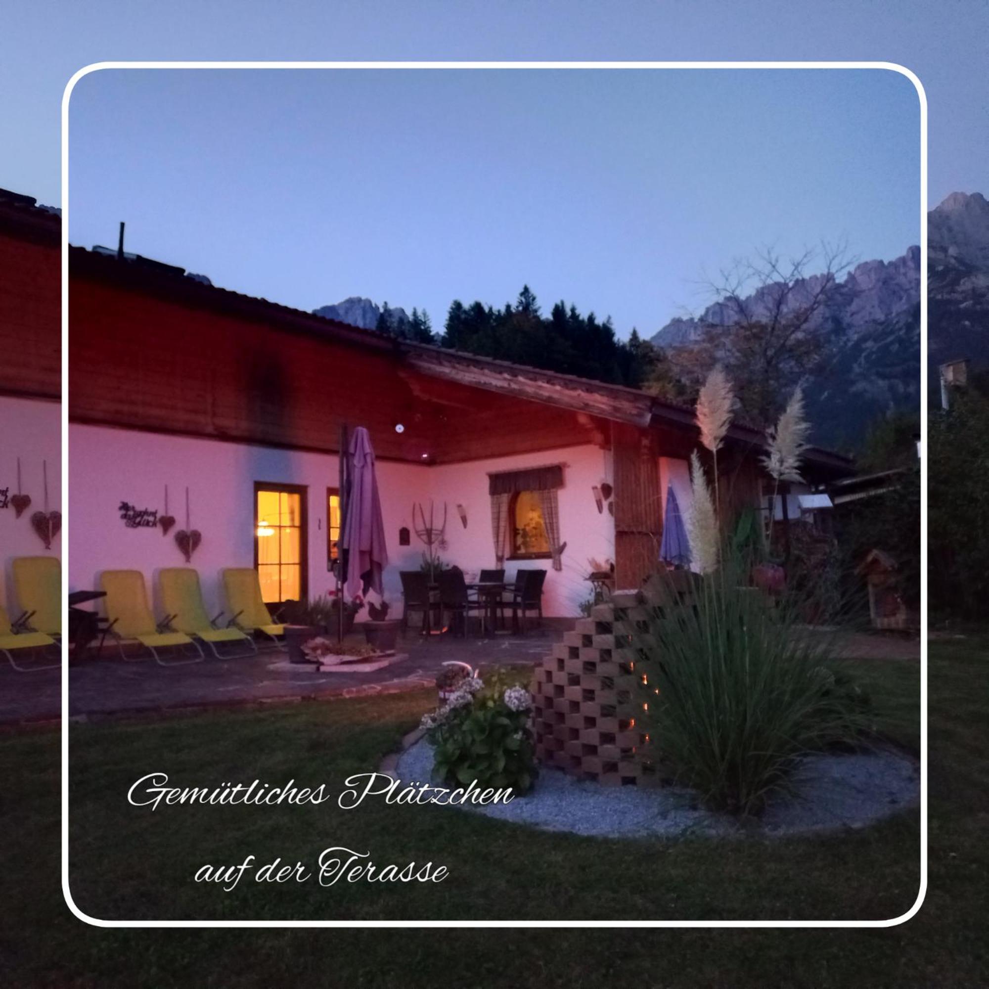 Chalet Glücklich sein... Ellmau Exterior foto